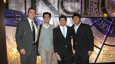 The winners of the 2010 Education Innovation Case Competition