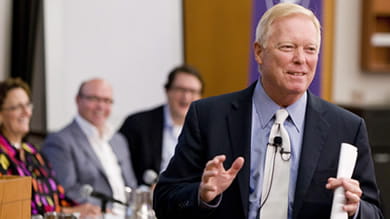 Former U.S. Rep. Dick Gephardt: “The problem with talking about a collaboration between private companies is very simple: It’s called intellectual property.”