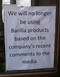 Barilla boycott