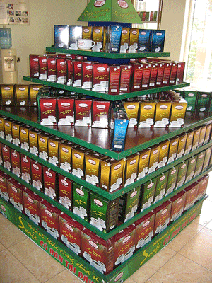 S-Café display at store in Vietnam