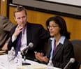 A panel discussion on the social responsibility of business schools
