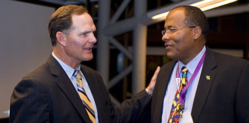Jim Scherr '89, 2008 Beacon Capital Executive in Residence with Jim Jones, President and CEO of ChildServe