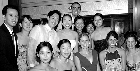 class of '04 wedding guests