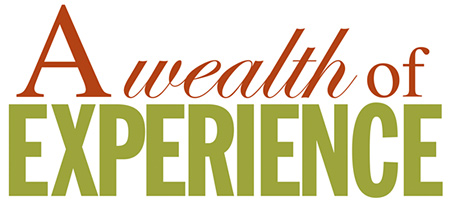A wealth of experience