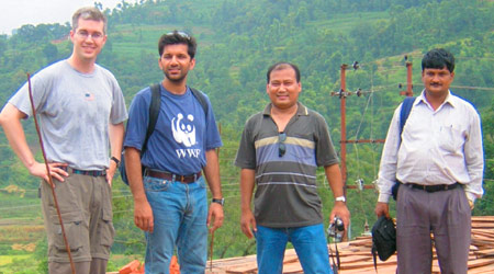 Kellogg students in Nepal