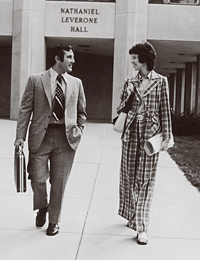 Ed Wilson '84 with Mary Corbitt Clark '75