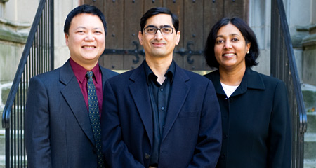Professors Wan Wongsunwai, Shyam Sunder and Jayanthi Sunder