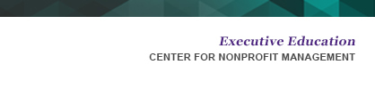 Executive Education  |  Center for Nonprofit Management