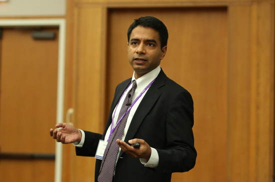Chandra speaking at MacEachern 2015