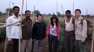 Kellogg Corps members work with small farmers in India to develop their value-added processing skills. 