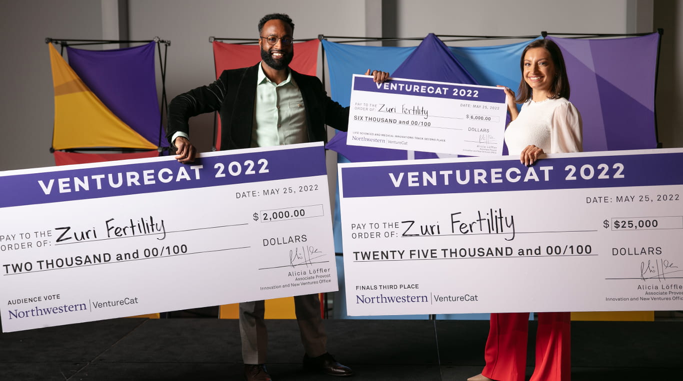 Giuliana Zaccardelli, CEO & founder of Zuri Fertility, is a winner at this year's VentureCat