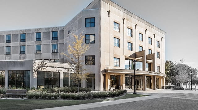 Exterior, James L. Allen Center