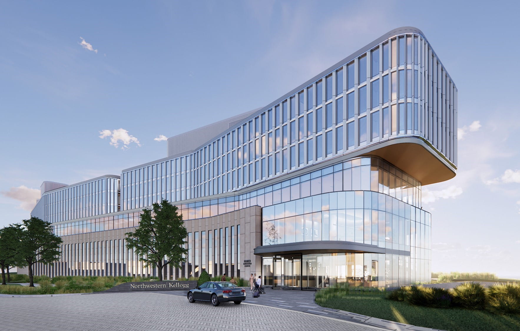 Conceptual rendering of the Allen Center Replacement Building