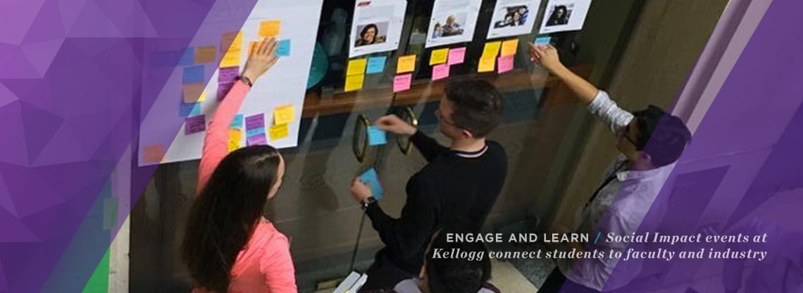 Discover the events in the social impact space at Kellogg