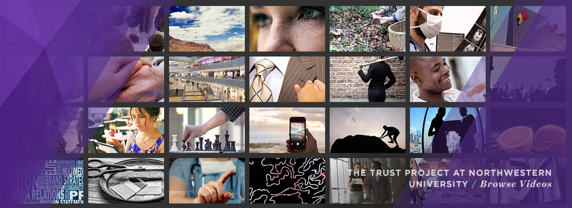 The Trust Project is collection of videos sharing different perspectives on trust.