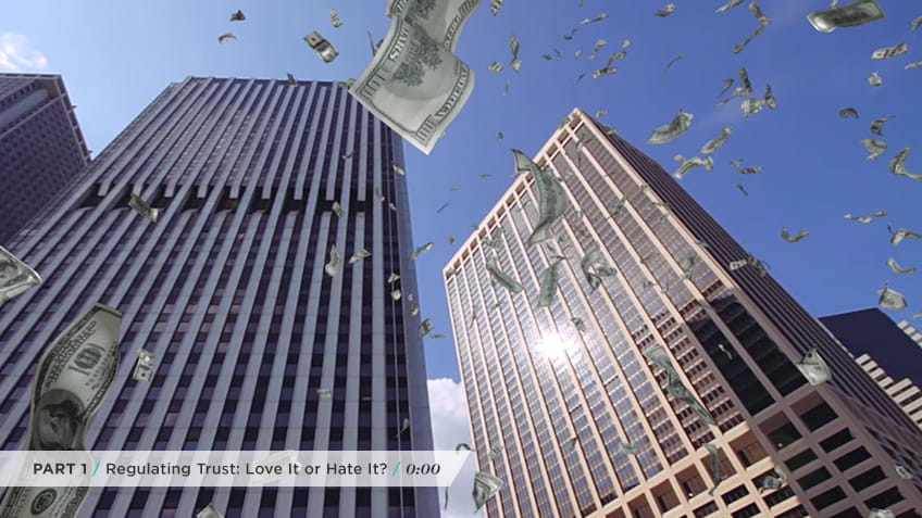 Too much institutional trust and you throw your money out the window.