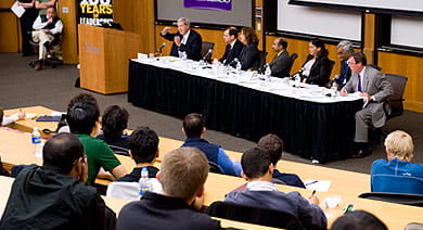 Panelists discuss the Financial Bailout