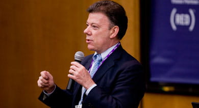 Republic of Colombia Minister of National Defense Juan Manuel Santos