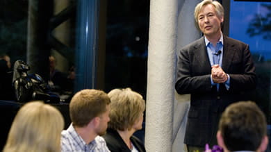 “Kellogg has been the leading school associated with the development of marketing, which makes it a logical host for this discussion,” said Kellogg Professor Greg Carpenter, director of the Center for Market Leadership and co-organizer of the Marketing Leadership Summit.