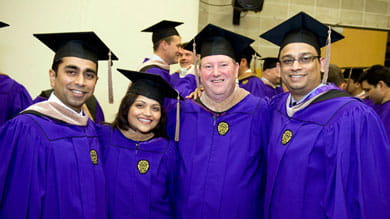 The June 11 Convocation ceremony celebrated the graduation of 88 students from the Kellogg School’s Executive MBA Program.