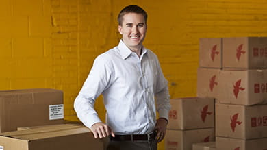 Brandon Hinkle (pictured) and co-founder Ryan McElvogue ’09 germinated the idea for plura Financial Solutions with classmates in entrepreneurship classes at Kellogg. Several Kellogg alumni and lecturer Gregory White remain as advisers. 