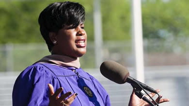 2012 Convocation speaker Roslyn Brock