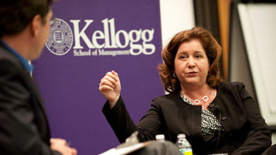 Kellogg Professor Janice Eberly, currently serving as assistant secretary of the U.S. Treasury
