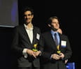 Northwestern graduate Yuri Malina, co-founder at SwipeSense, and McCormick graduate Cary Hayner, co-founder at SiNode Systems, receive Chicago Innovation Awards in the up-and-comer category.