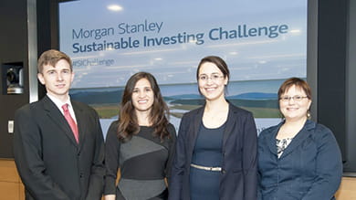 Morgan Stanley Sustainable Investing Challenge winners
