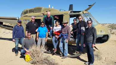 A team of ten Kellogg faculty and administrators were invited for an extended visit to the Army’s National Training Center at Fort Irwin February 26-28. 