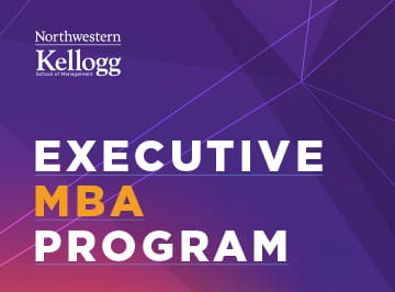 Kellogg Executive MBA program brochure cover