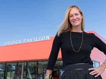 A portrait of Ann Hand, class of '99, who shakes up the construction trade with Project Frog.