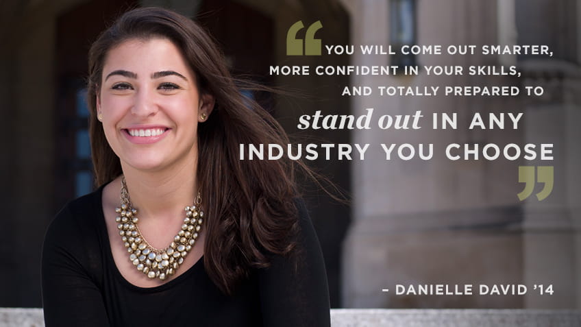 Danielle David discusses her Kellogg MSMS (Masters in Management) experience