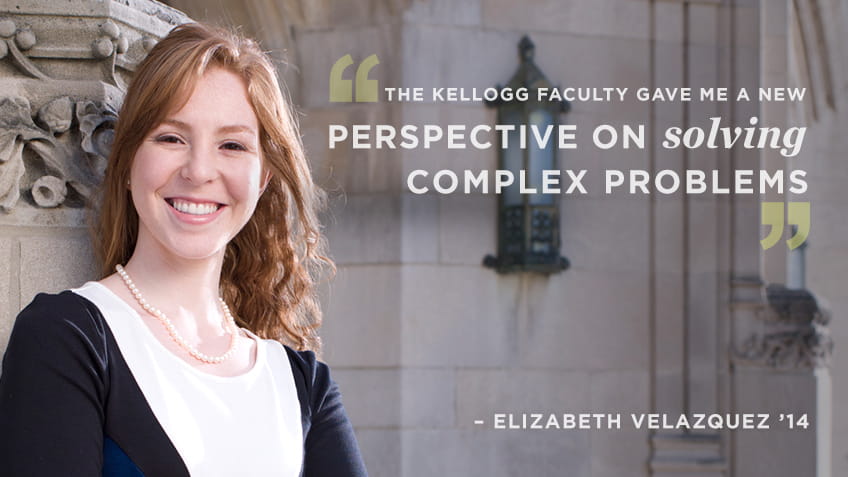 Elizabeth Velazquez discusses her Kellogg MSMS (Masters in Management) program experience