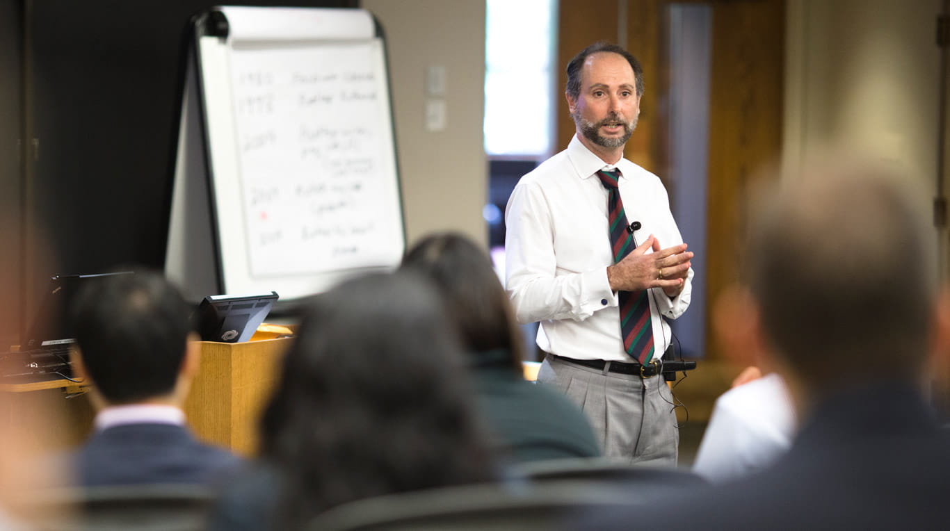 Classroom photo of Nicola Persico, Faculty at the Kellogg School of Management