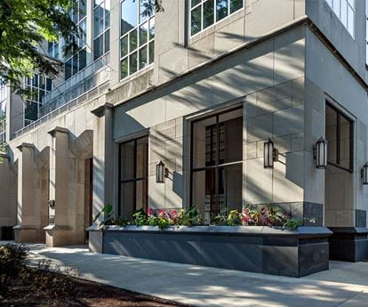Wieboldt Hall, our building in the heart of downtown Chicago.