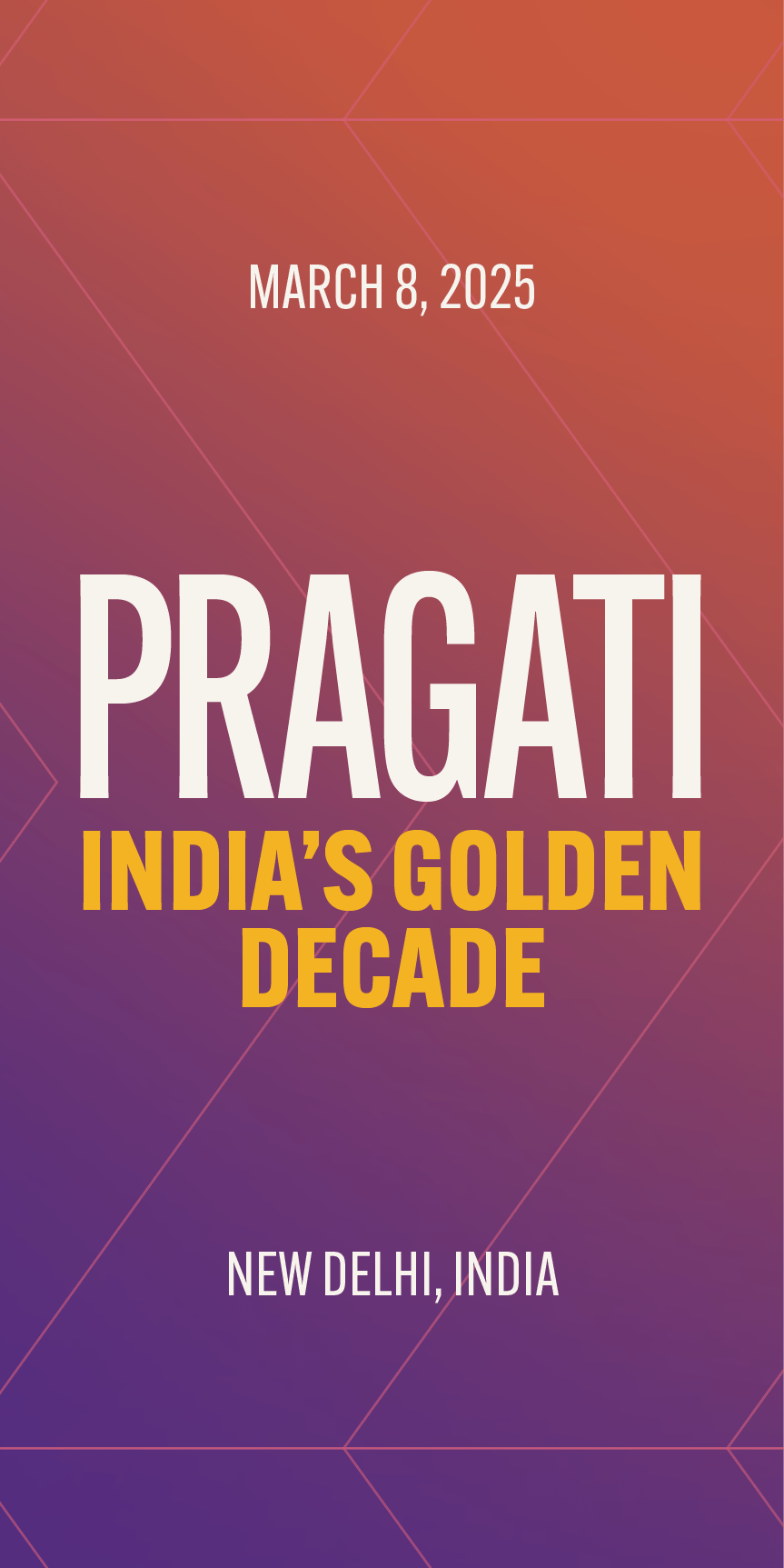 Pragati: India's Golden Decade (March 8, 2025 in New Delhi, India)