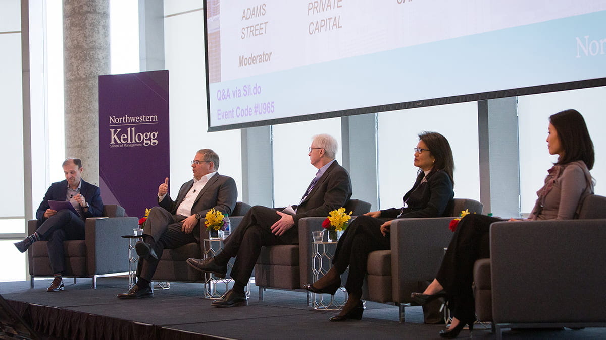 Elissa Estopinal and Connor Ryan (both 2Y 2020) share their experience and reflections as co-chairs of the 2020 Private Equity and Venture Capital Conference at Kellogg.