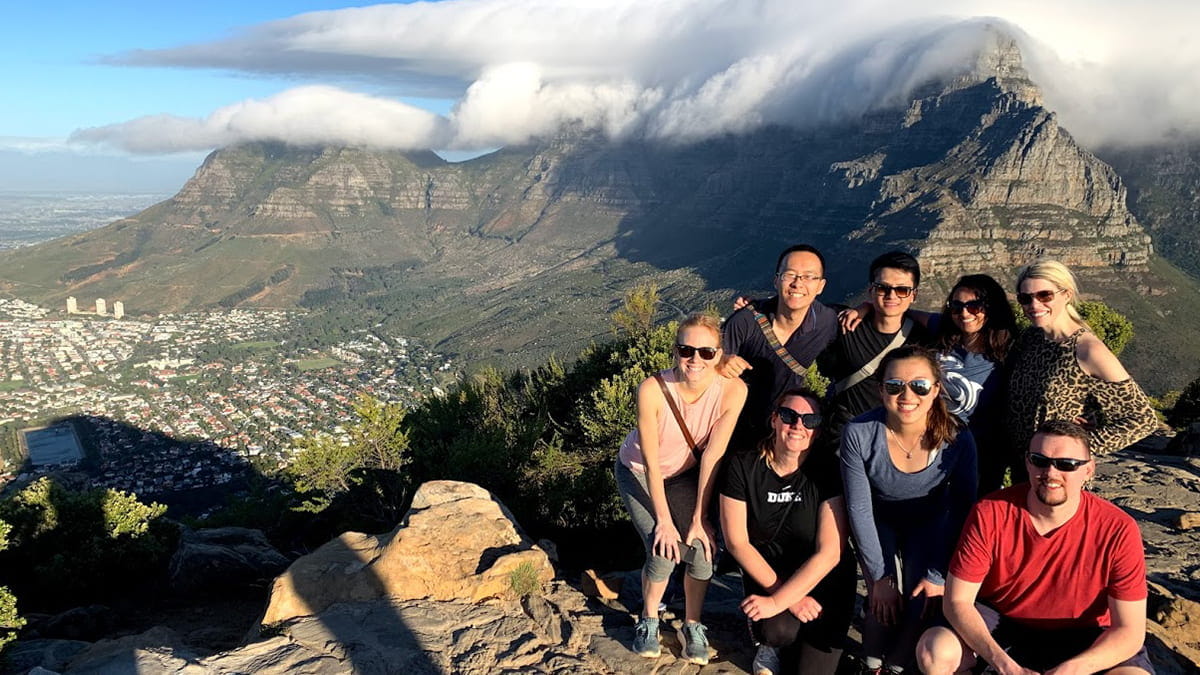 Kellogg students on the GIM social impact trip to South Africa.