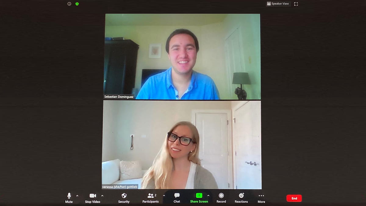 Vanessa Gottlieb and Sebastian Dominguez Marchant (both 2Y 2022) share the dynamic experience of the first-ever virtual Social Impact Days at Kellogg.