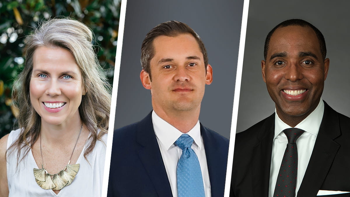 Meet some of the talented leaders who recently joined Kellogg's EMBA Program, including Megan Wenrich, Brandon Standifird, and Bruce Plummer (EMBA 2022).