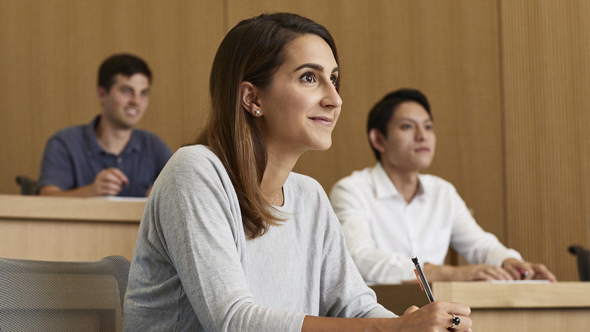 Kellogg Full-Time MBA students in class at the Global Hub