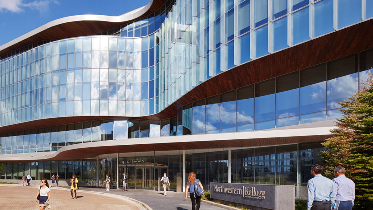 Kellogg Global Hub front entrance