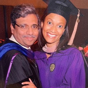 Crystal Fazal at her Executive MBA graduation