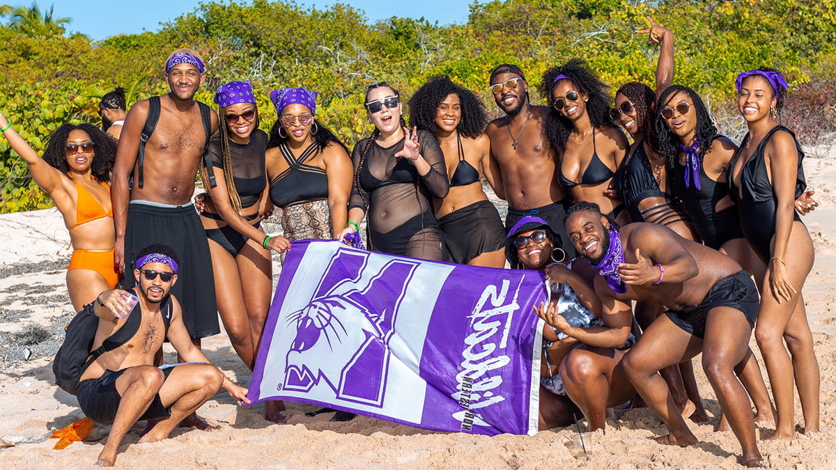 Group of Evening & Weekend students on a group trip to Puerto Rico