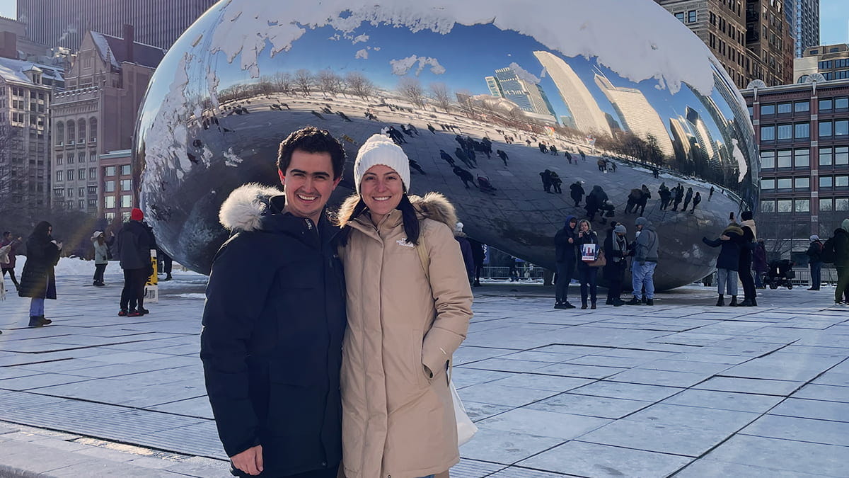 In this series, Ignacio Pérez and Tania Gil (both 2Y 2023) discuss their love that started in Mexico City and why they chose to come to Kellogg.