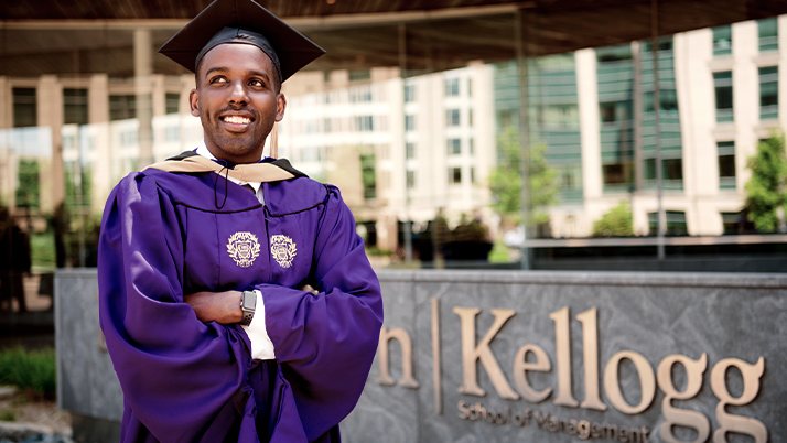 Kellogg MBA graduate Saed Salah  