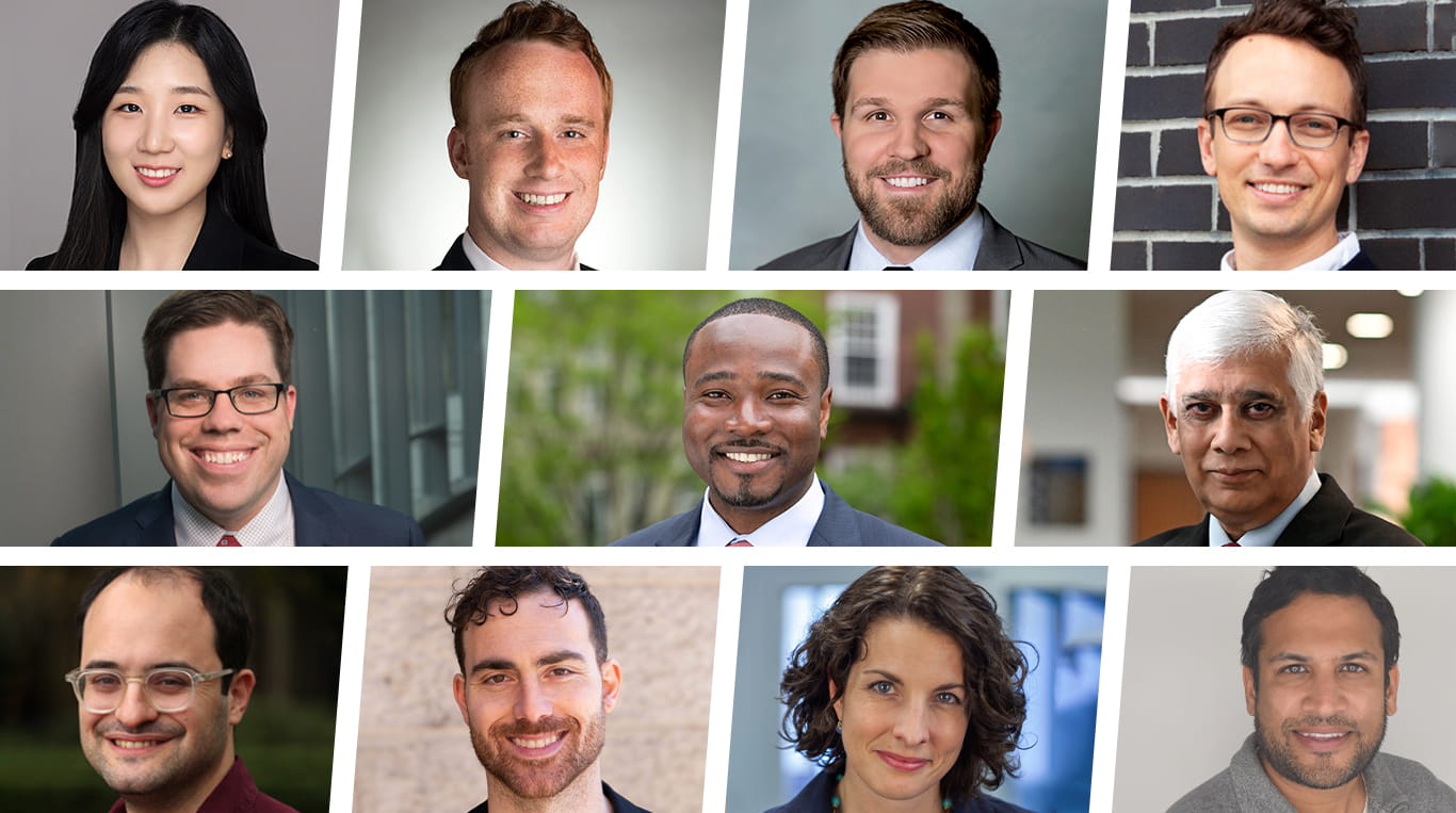 Collage of photos of incoming Kellogg faculty members in 2022