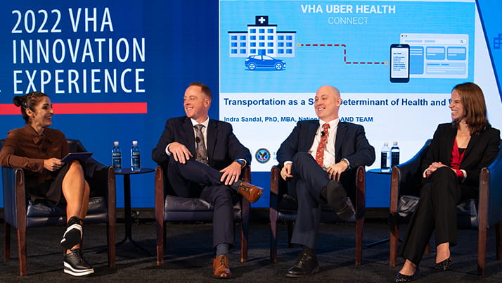 Indra Sandal moderating panel discussion on “Transportation as a Social Determinant of Health and Wellbeing