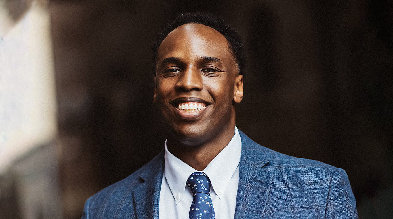 Braylon Gurnell, a Kellogg MBA student enrolled in the two-year program